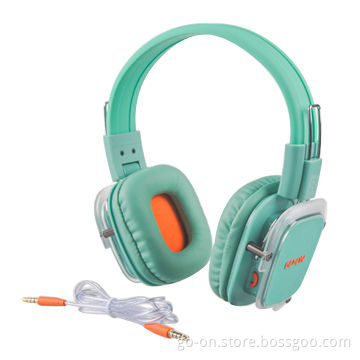 Newest Design Fashionable Headphone for Smartphones and iPhone, Built-in Mic for Call, Multi-color